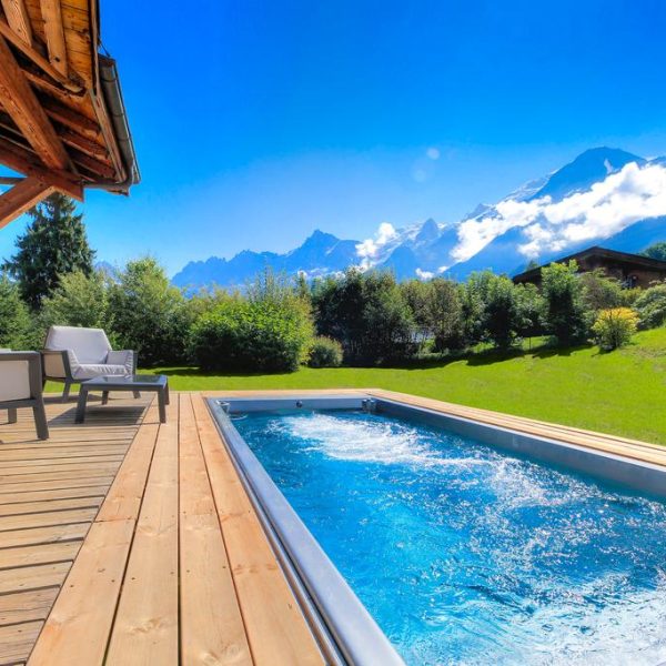 Swim Spa Pool mit beweglichem Terrase Idol Spas Rolldeck